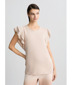 T-shirt con rouches LIU JO
