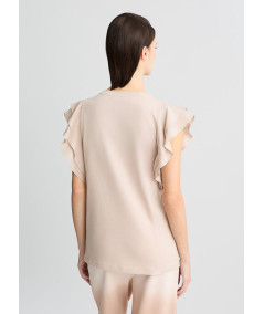 T-shirt con rouches LIU JO