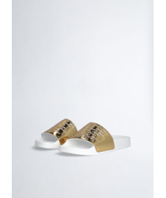 Ciabatte con logo all over LIU JO