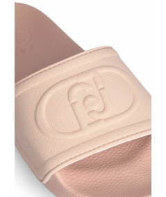Ciabatte con maxi logo LIU JO