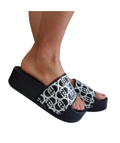 Ciabatte platform effetto laminato LIU JO