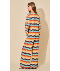 PANTALONE LUNGO ESTIVO FANTASIA ZIG ZAG