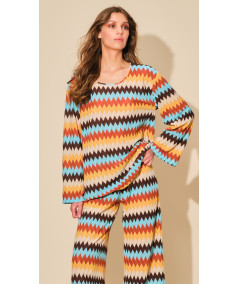 BLUSA FANTASIA ZIG ZAG