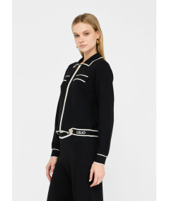 Cardigan con zip