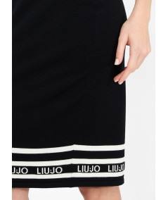 Gonna longuette in maglia
