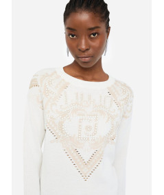 Maglia in lana jacquard Liu Jo