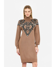 Abito in lana jacquard Liu Jo