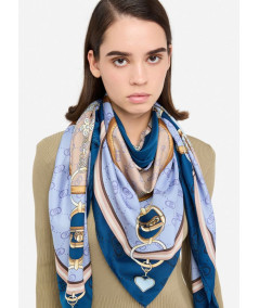 Foulard con stampa