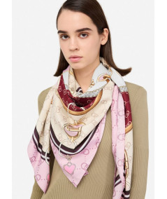 Foulard con stampa