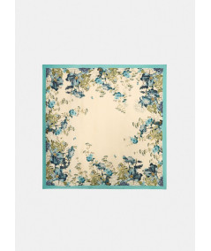 Foulard con stampa floreale