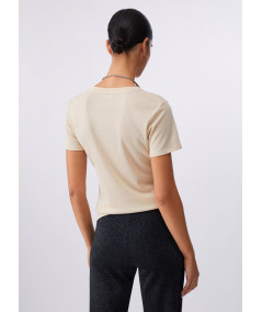 T-shirt Liu Jo con scollo a V