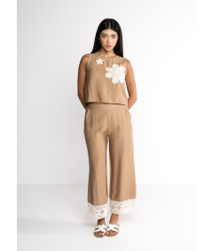 Completo Lokita Con Fiore Macrame