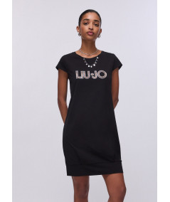 Abito Liu Jo corto con maxi logo