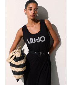 Abito Liu Jo lungo con maxi logo