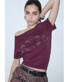 T-shirt Liu Jo con strass