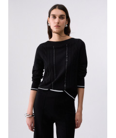 Maglia Liu Jo con profili a contrasto