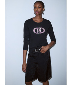 T-shirt Liu Jo maniche lunghe monogram